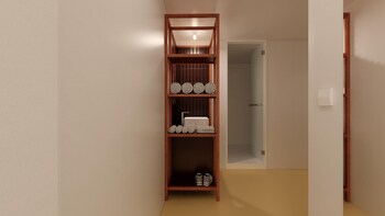 small house big door