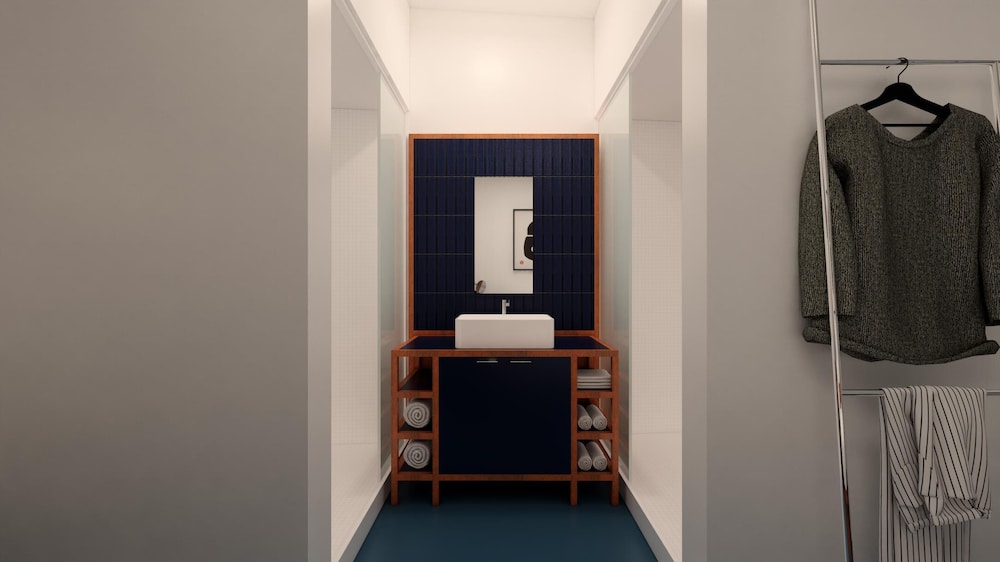 small house big door