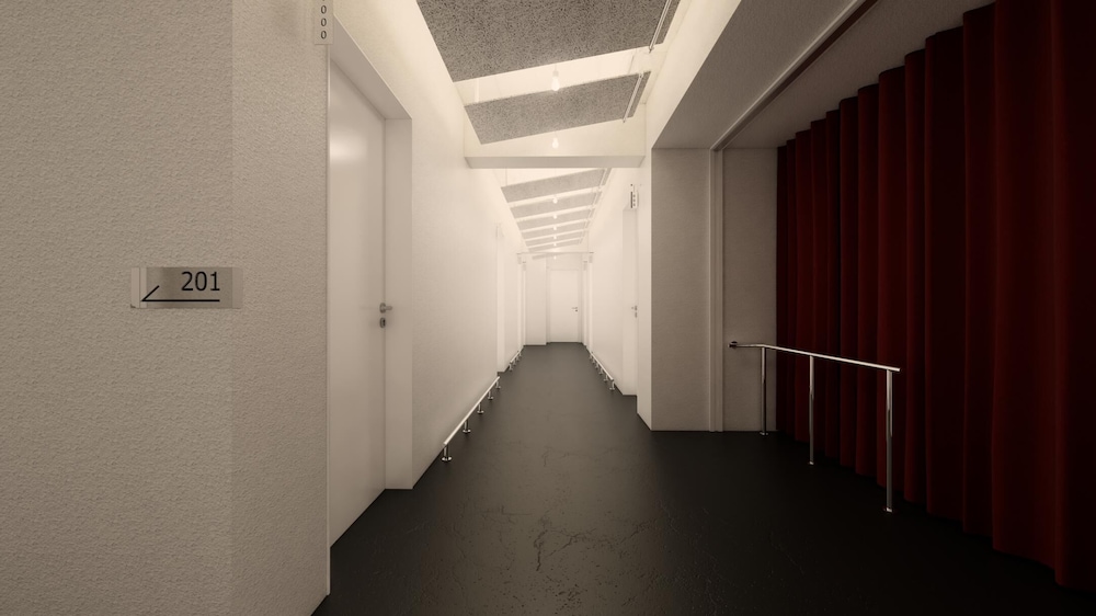 small house big door