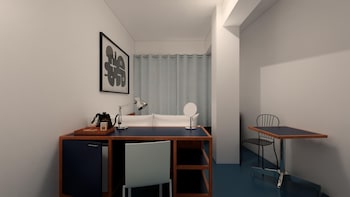 small house big door