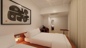 small house big door