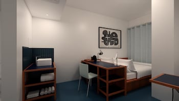 small house big door