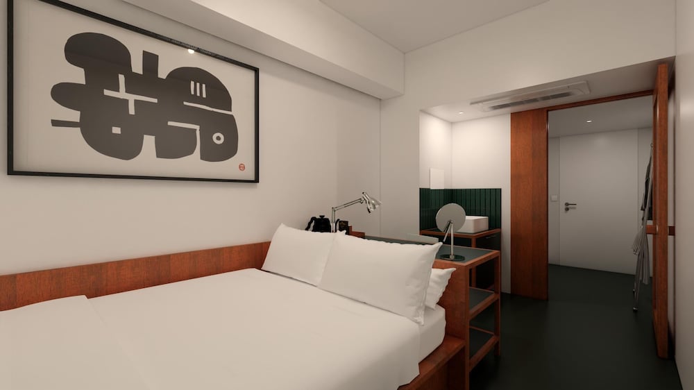 small house big door