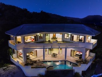 tropical sea view villa