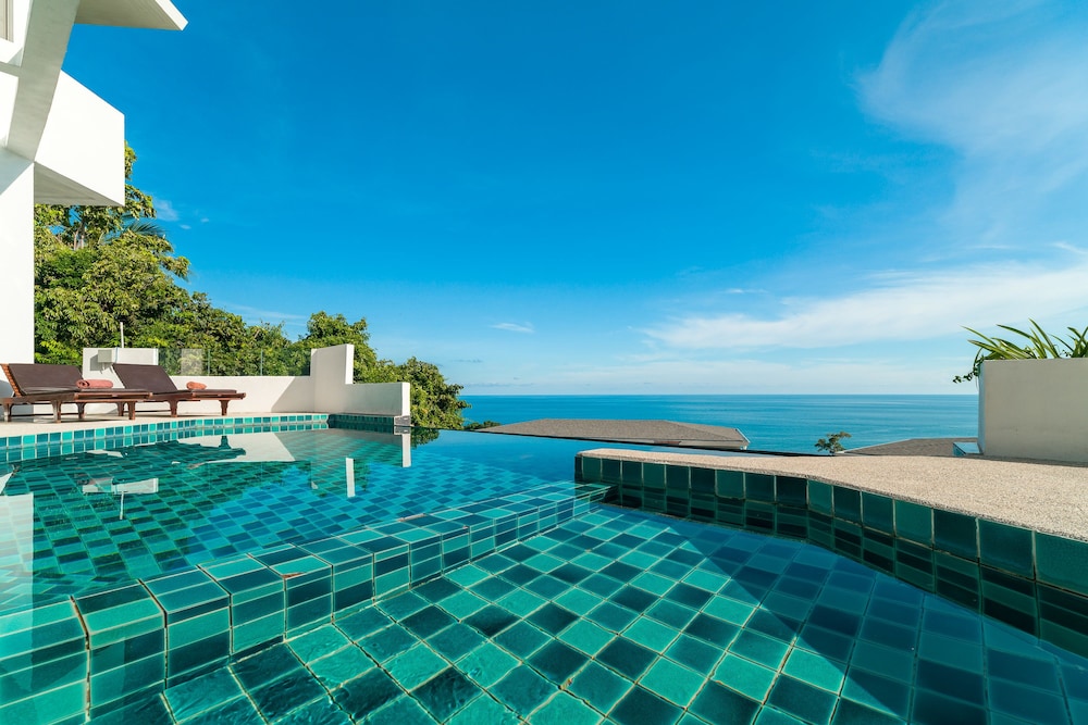 tropical sea view villa