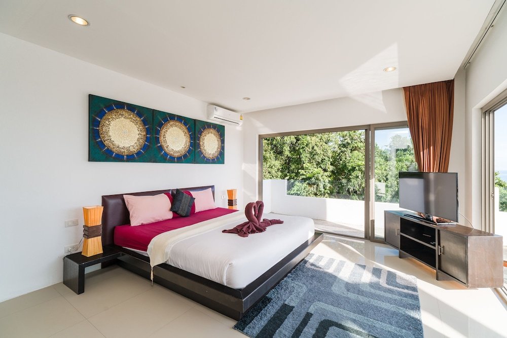 tropical sea view villa