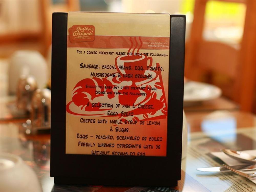 quilt and croissants