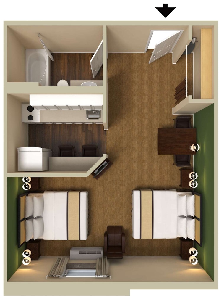 extended stay america suites tulsa midtown