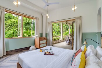 4bhk villa in siolim pool lush forest view