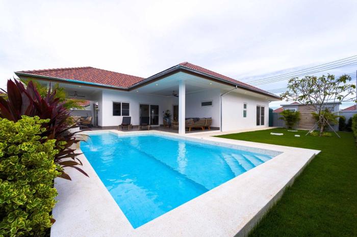 new private pool villa with 3br mv77