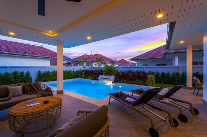 new private pool villa with 3br mv77