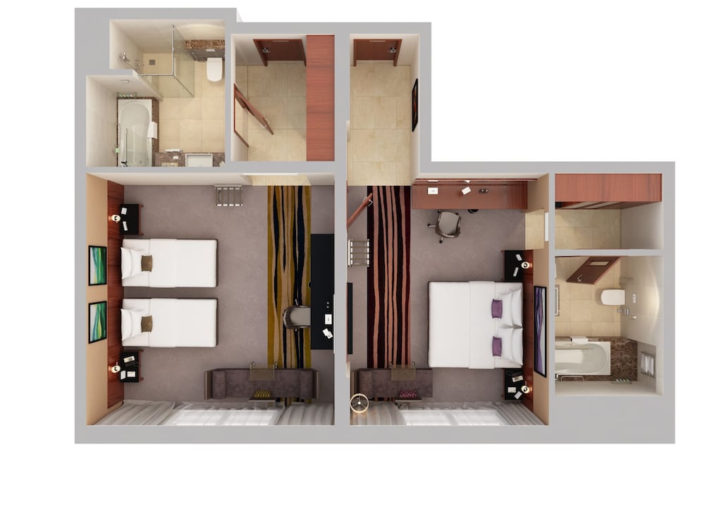 flora al barsha hotel at the mall