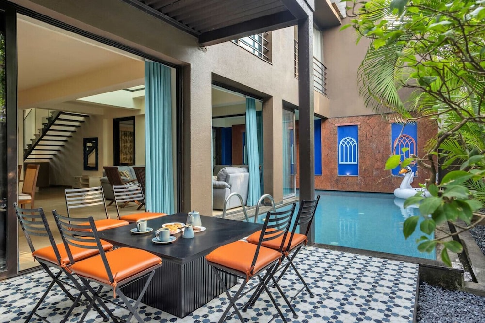 the chai villa lux 3bhk nr anjuna vagator beach