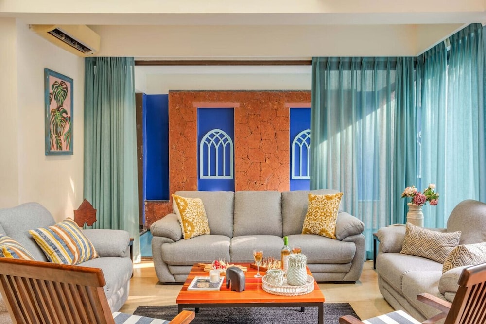 the chai villa lux 3bhk nr anjuna vagator beach
