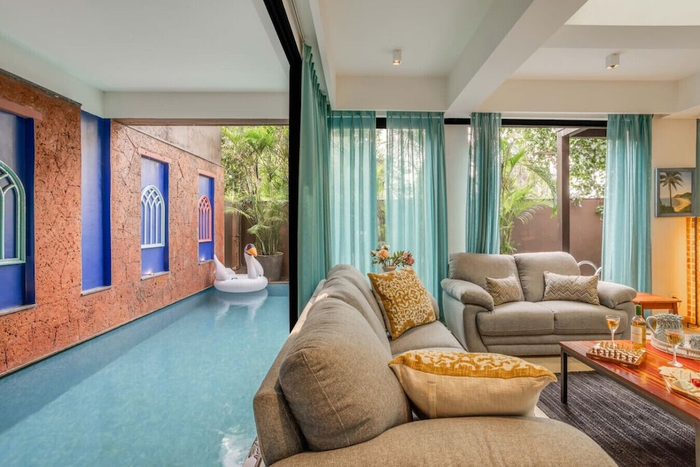 the chai villa lux 3bhk nr anjuna vagator beach