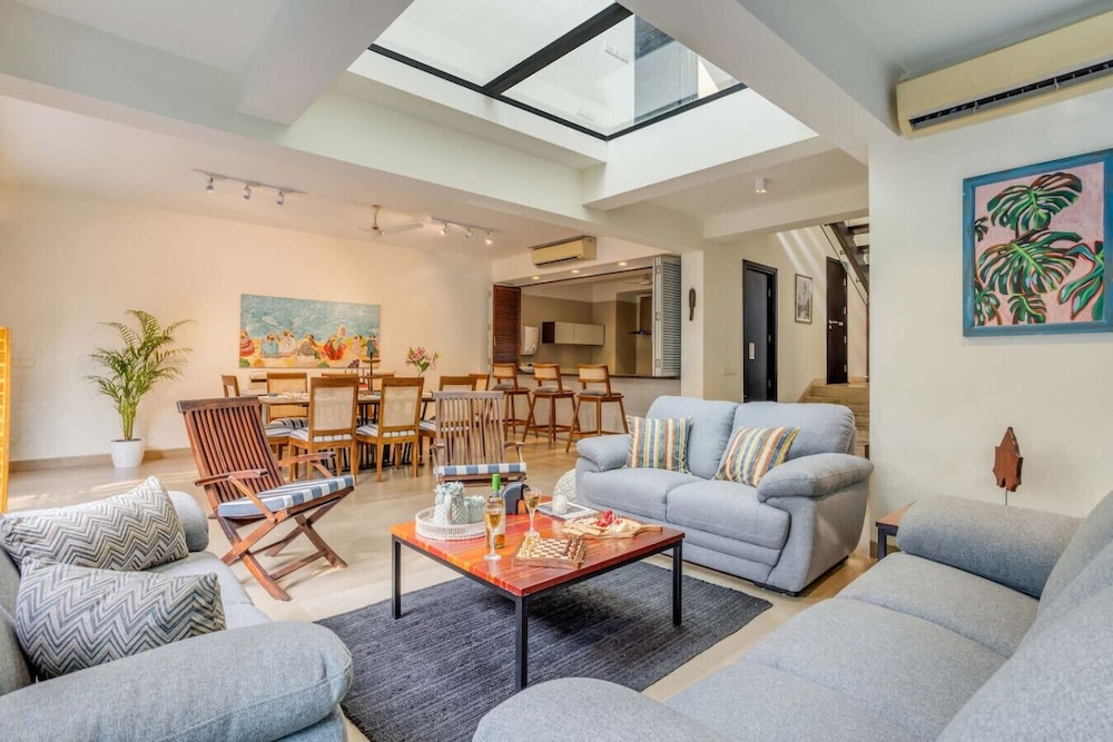 the chai villa lux 3bhk nr anjuna vagator beach