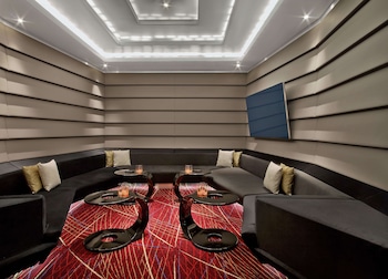 v hotel dubai curio collection by hilton