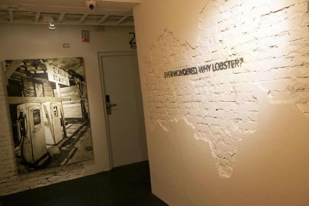 mr lobsters secret den design hostel