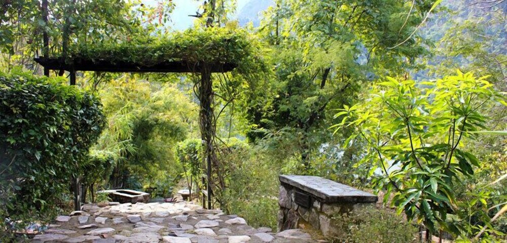 neemranas glasshouse on the ganges