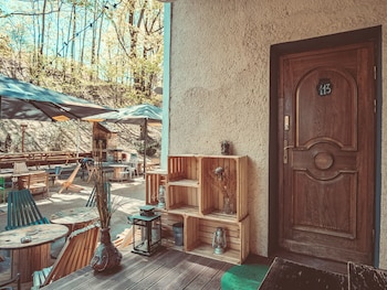 downtown forest hostel and camping