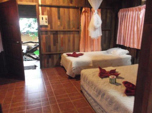 bamboo house