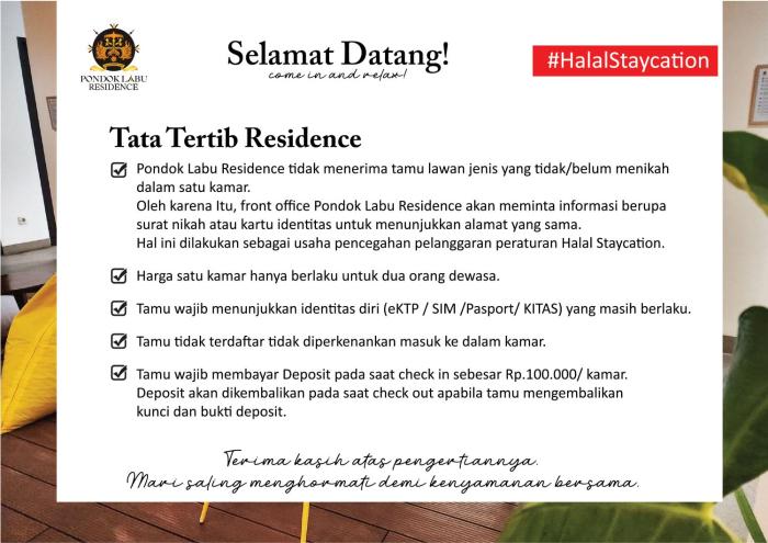 pondok labu residence