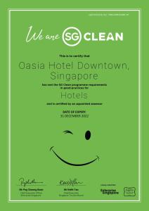 Oasia Hotel Downtown Singapore By Far East Hospitality,Singapore>>Chinatown,5 star
