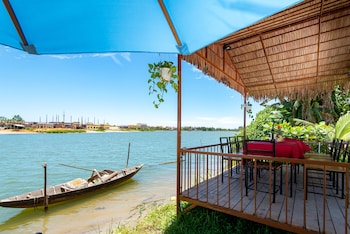 green grass land villa