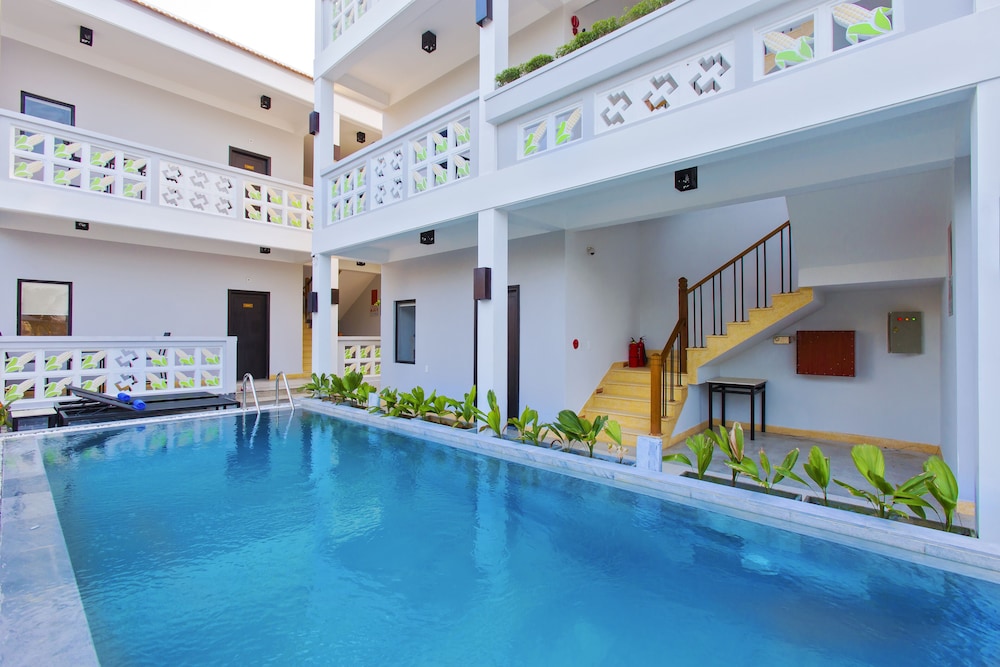 green grass land villa