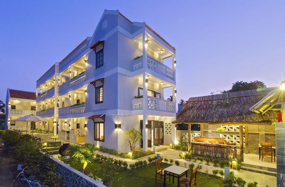 green grass land villa