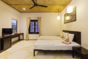 green grass land villa