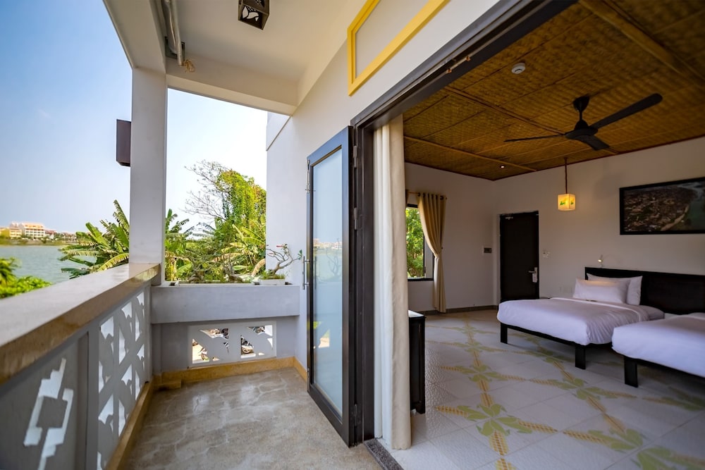 green grass land villa