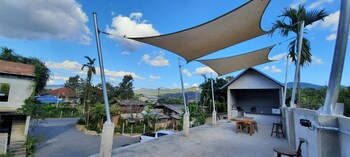 mountain blue cottage