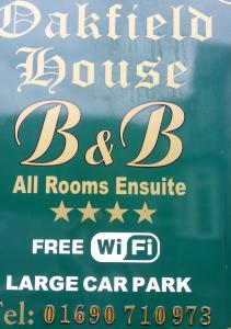 oakfield house bed and breakfast