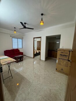 white stone apartments