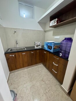 white stone apartments