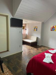 pousada vista do lago