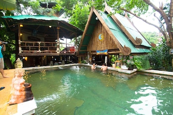 tropical garden bungalow