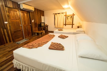 tropical garden bungalow