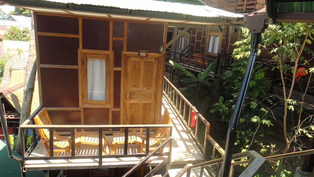 tropical garden bungalow