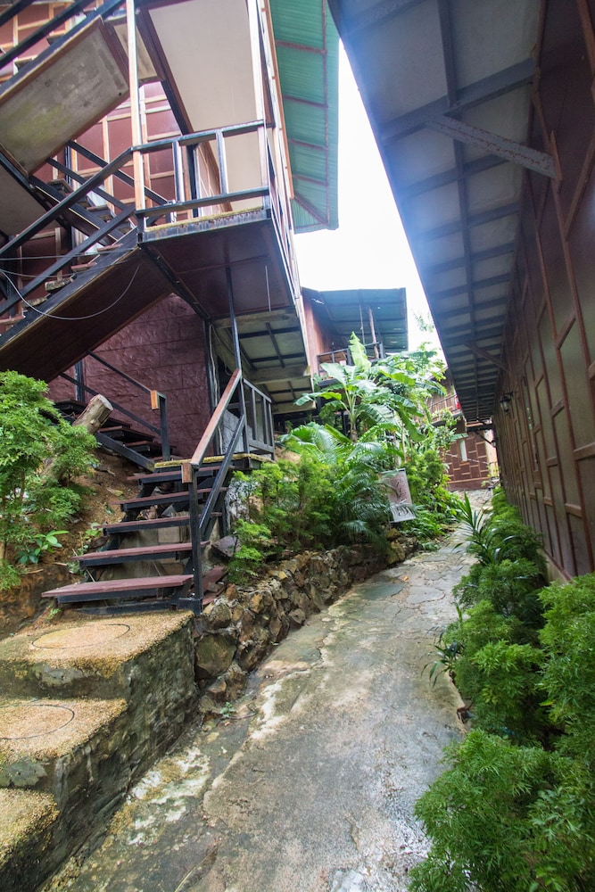 tropical garden bungalow