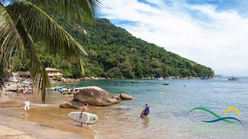 deck da villa pousada hotel