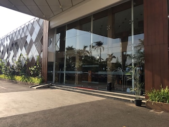 front one akshaya hotel karawang