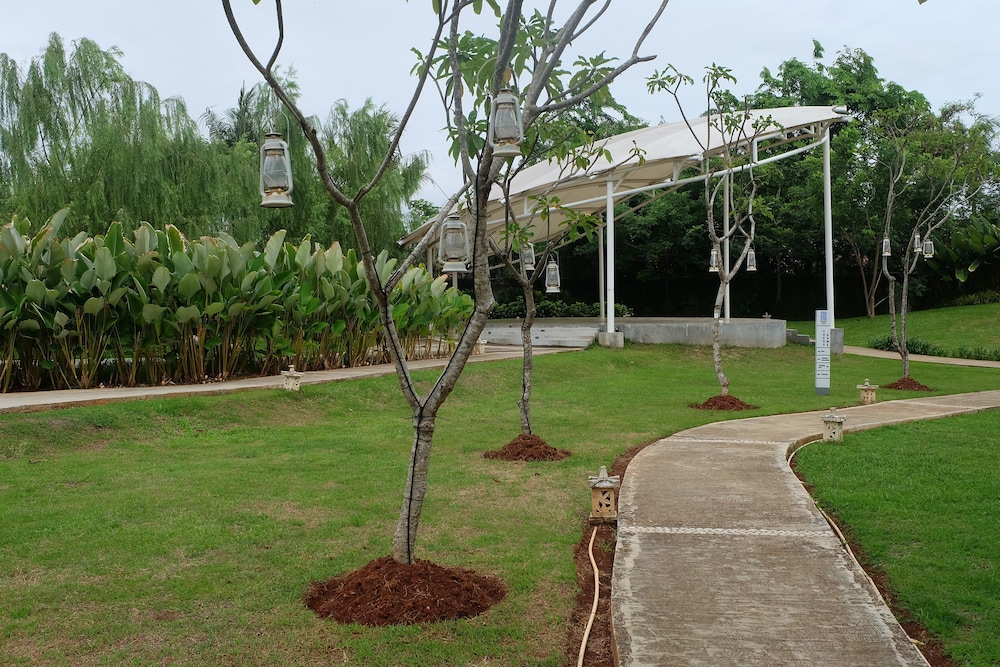 front one akshaya hotel karawang