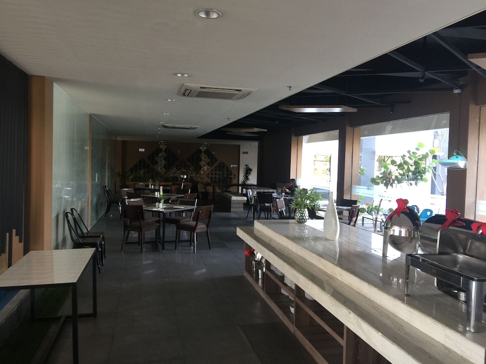 front one akshaya hotel karawang