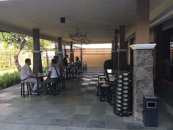 front one akshaya hotel karawang