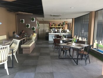 front one akshaya hotel karawang