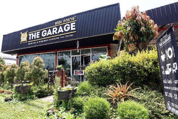 the garage