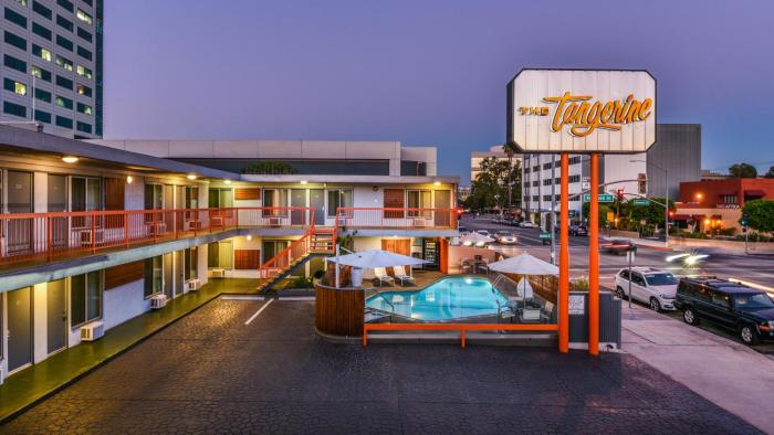 the tangerine a burbank hotel