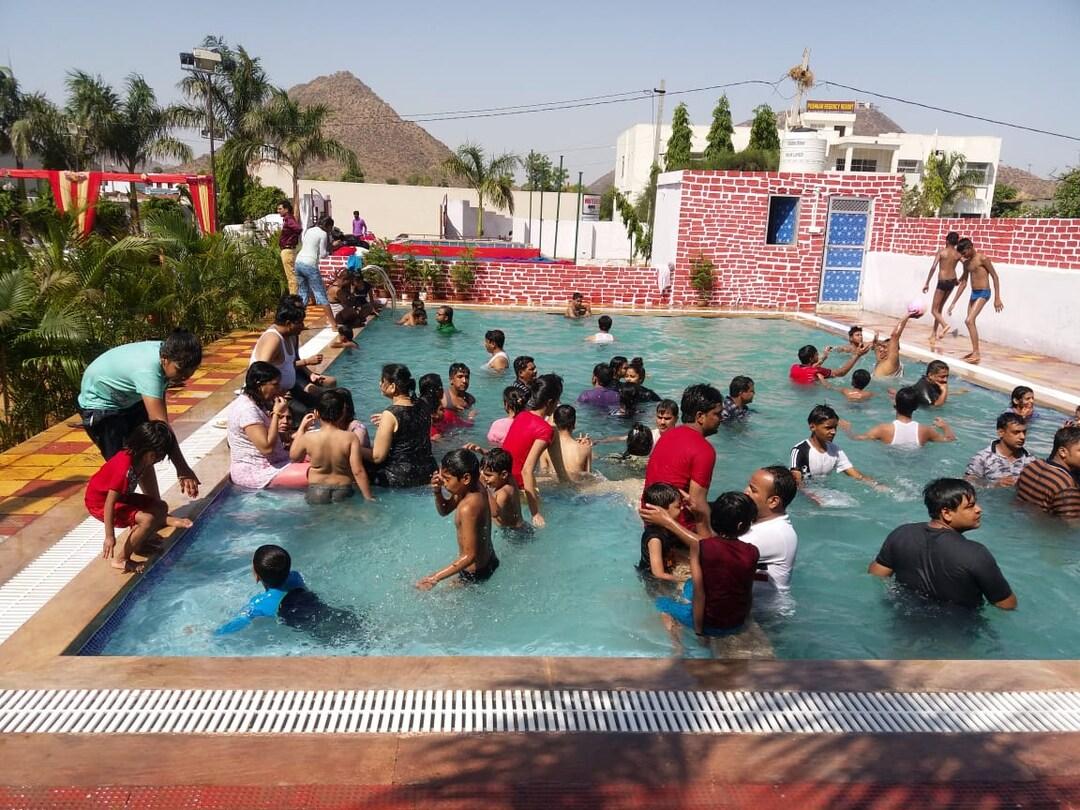 winter mountain resort